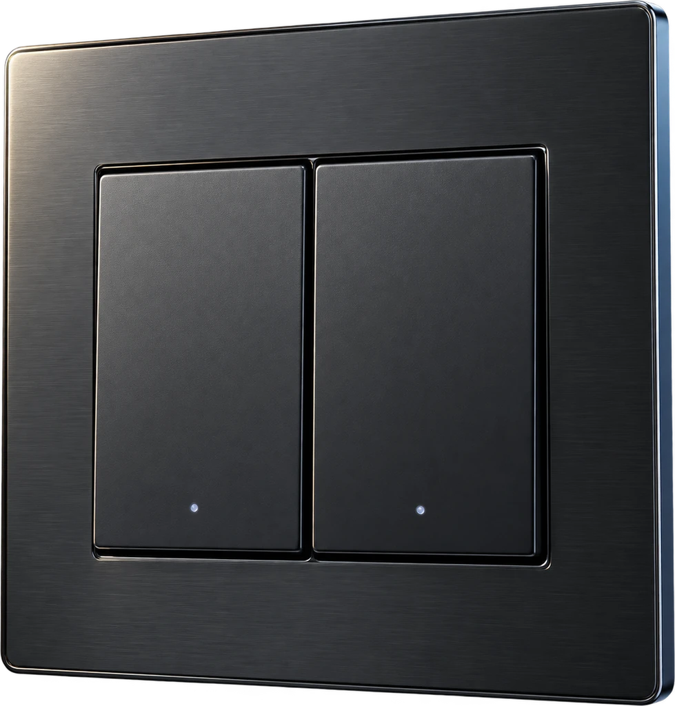 2-Gang Rocker — Matte Black